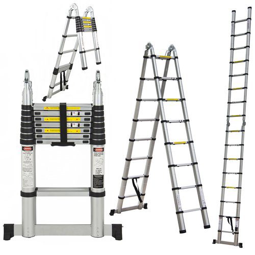Thang nhôm gấp — ví dụ mẫu Nikawa nk 44ai phù hợp cho nhiều công việc gia đình