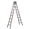 Thang nhôm chữ A phổ thông 3m Boodoor N30 (Xi nâu)