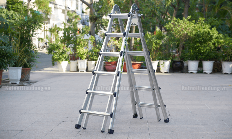 Thang Nhôm Gấp Chữ A Hàn Quốc IG LS46 2 thang nhom gap ig ls46 1