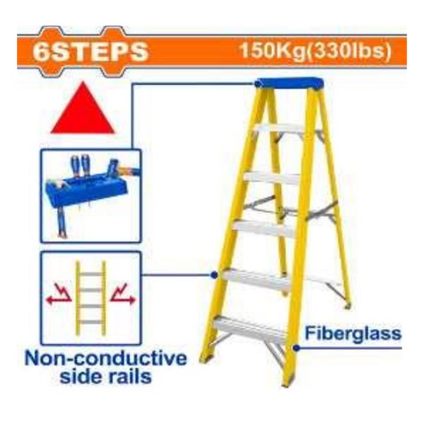 Thang sợi thủy tinh cách điện Wadfow WLD0906 1 Thang sợi thủy tinh cách điện Wadfow WLD0906